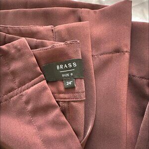 Brass clothing Ace pants, tank in Pinot